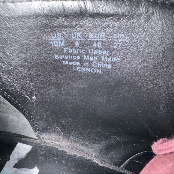 Franco Sarto Lennon Red Wine Faux Suede Lace-up Wedge Ankle Booties Size 10 M - Picture 5 of 9